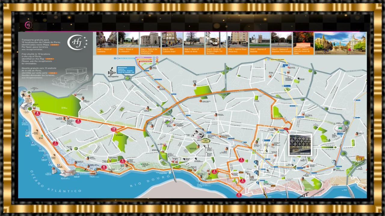 Hotel Jaguar Oporto - Airport To Hotel And City Center And Vice-Versa Is A Free And Continuous Shuttle Service From 7Am To 8Pm Buitenkant foto